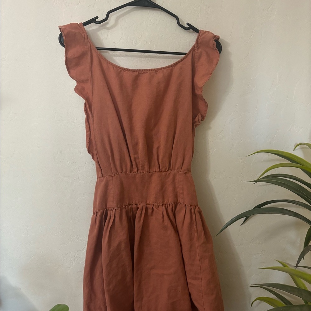 Free People Terracotta Mini Dress